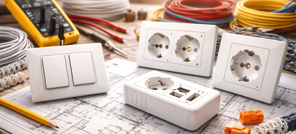 نحوه محاسبه تعداد کلید و پریز ساختمان